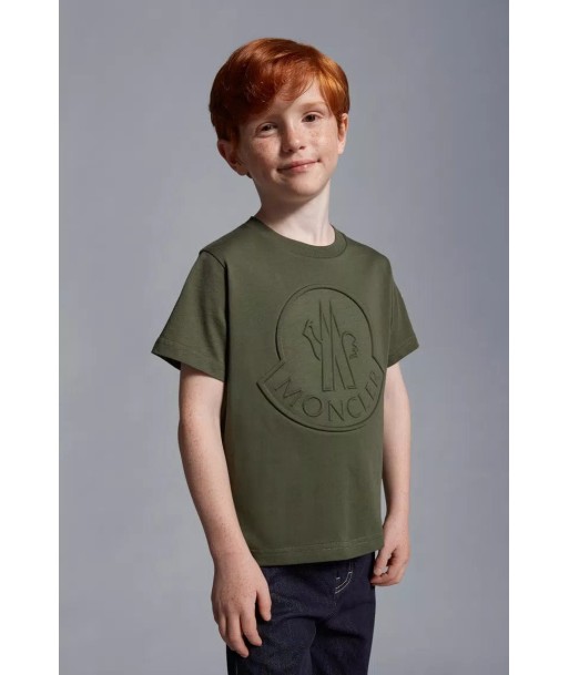 Moncler Enfant Boys Logo T-Shirt in Green prix