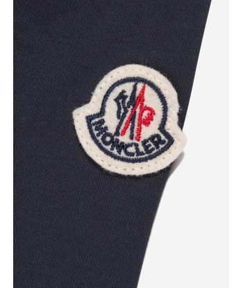 Moncler Enfant Boys Logo Print T-Shirt in Navy l'évolution des habitudes 