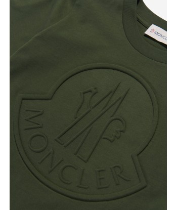 Moncler Enfant Boys Logo T-Shirt in Green prix