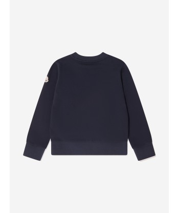 Moncler Enfant Boys Planes Print Sweatshirt in Navy JUSQU'A -70%! 