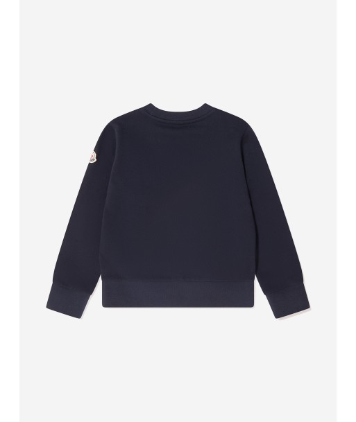 Moncler Enfant Boys Planes Print Sweatshirt in Navy JUSQU'A -70%! 