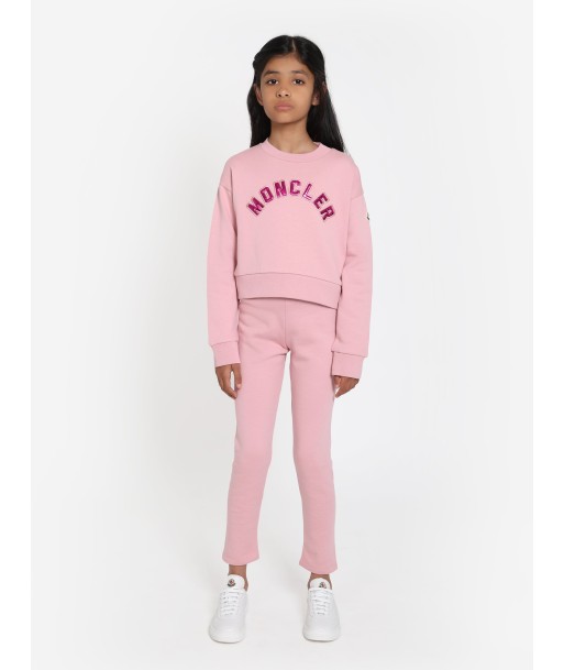 Moncler Enfant Girls Sweatshirt And Leggings Set in Pink prix pour 