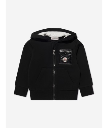 Moncler Enfant Boys Logo Pocket Tracksuit in Black Livraison rapide