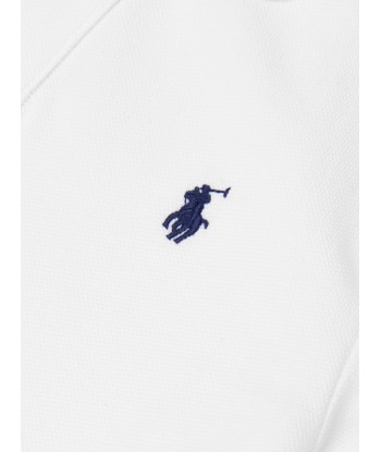 Ralph Lauren Boys Logo Polo Shirt in White le concept de la Pate a emporter 