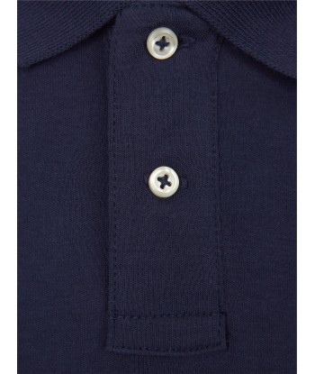 Ralph Lauren Baby Boys Logo Polo Shirt in Navy de la marque