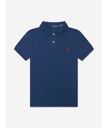 Ralph Lauren Boys Slim Fit Polo Shirt in Navy suggérées chez