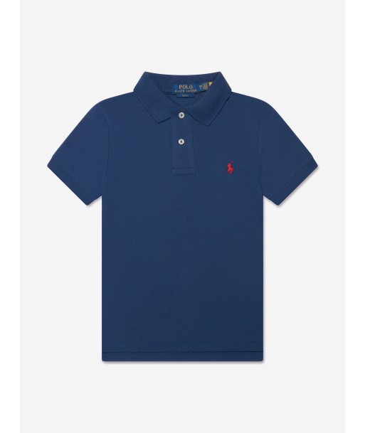 Ralph Lauren Boys Slim Fit Polo Shirt in Navy suggérées chez