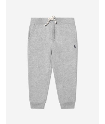 Ralph Lauren Boys Logo Joggers in Grey les ctes