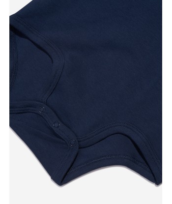 Ralph Lauren Baby Boys Logo Bodysuit in Navy Véritable concentré