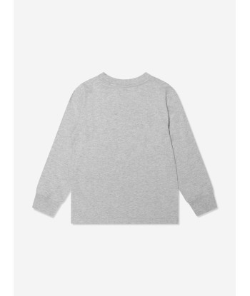 Ralph Lauren Boys Long Sleeve T-Shirt in Grey En savoir plus