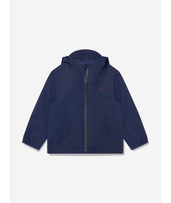 Ralph Lauren Boys P-Layer Water Repellent Jacket in Navy basket pas cher