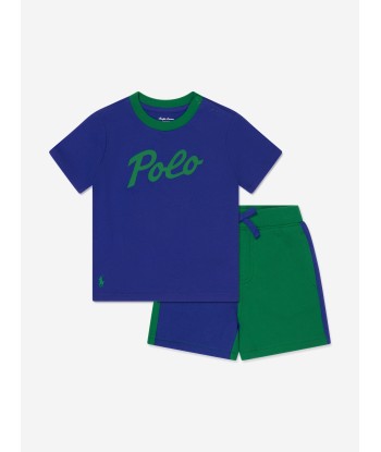 Ralph Lauren Baby Boys Shorts Set in Blue de la marque