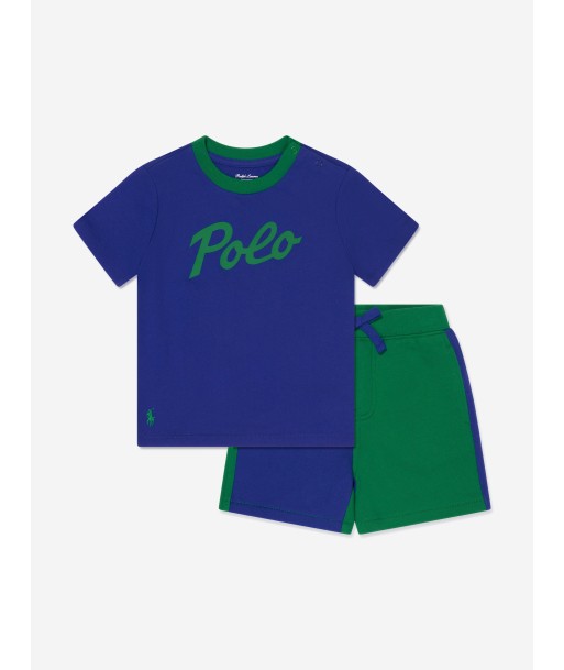 Ralph Lauren Baby Boys Shorts Set in Blue de la marque