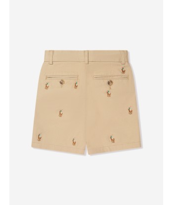 Ralph Lauren Boys Logo Shorts in Beige 50% de réduction en Octobre 2024