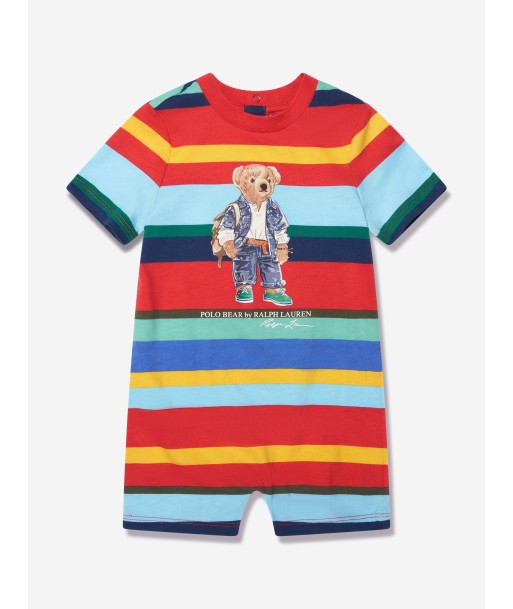 Ralph Lauren Baby Boys Bear Shortall in Multicolour pas chere