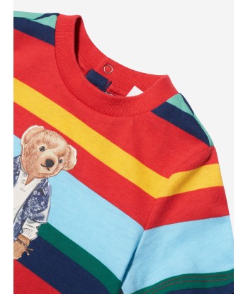 Ralph Lauren Baby Boys Bear Shortall in Multicolour pas chere