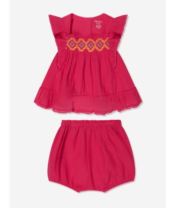 Ralph Lauren Baby Girls Top And Bloomers Set in Pink sélection de produits