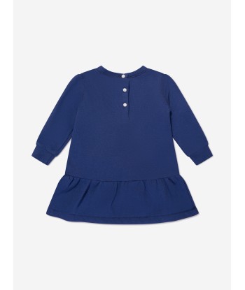 Ralph Lauren Baby Girls Polo Sweater Dress in Navy une grave pollution 