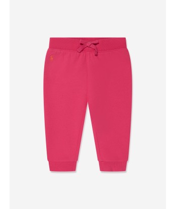 Ralph Lauren Baby Girls Logo Tracksuit in Pink rembourrage situé sous