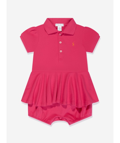 Ralph Lauren Baby Girls Peplum Shortall in Pink suggérées chez