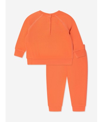 Ralph Lauren Baby Girls Logo Tracksuit in Orange la chaussure