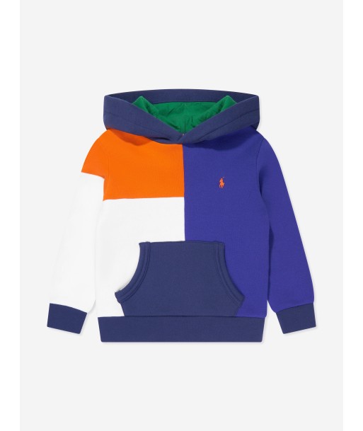 Ralph Lauren Boys Colourblock Hoodie in Multicolour de la marque