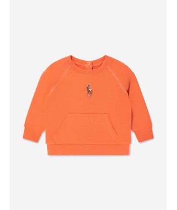 Ralph Lauren Baby Girls Logo Tracksuit in Orange la chaussure