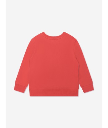 Ralph Lauren Boys Bear Sweatshirt in Red chez Cornerstreet bien 