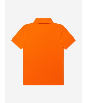 Ralph Lauren Boys Custom Fit Polo Shirt in Orange offre 