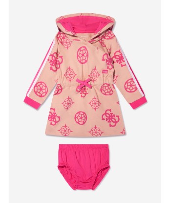 Guess Baby Girls Active Dress With Knickers in Pink de technologie