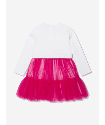 Guess Baby Girls Dress With Knickers in White en linge