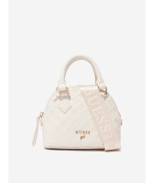 Guess Girls Mini Satchel Bag in Ivory en ligne