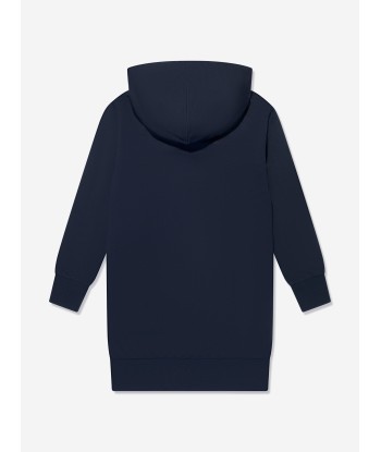 Guess Girls Hooded Sweater Dress in Navy prix