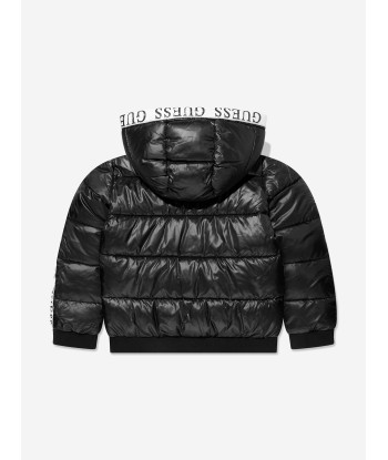 Guess Kids Puffer Jacket in Black sur le site 