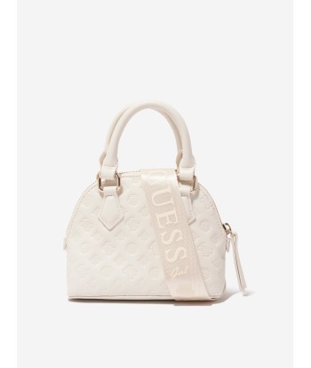 Guess Girls Mini Satchel Bag in Ivory en ligne