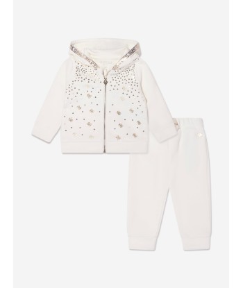 Guess Baby Girls Logo Tracksuit in Ivory l'évolution des habitudes 