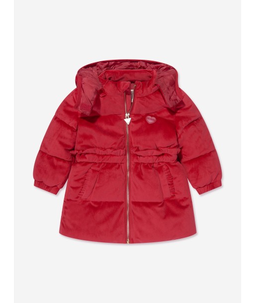 Guess Baby Girls Puffer Jacket in Red Profitez des Offres !