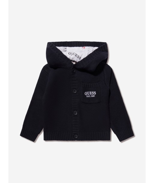 Guess Baby Boys Zip Up Top With Ears in Navy Amélioration de cerveau avec