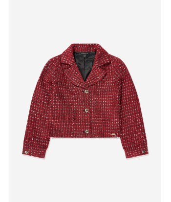 Guess Girls Boucle Blazer in Red Par le système avancé 