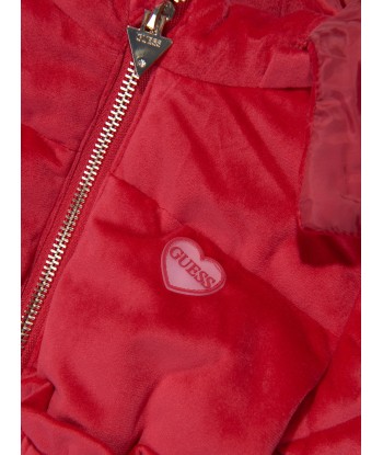 Guess Baby Girls Puffer Jacket in Red Profitez des Offres !