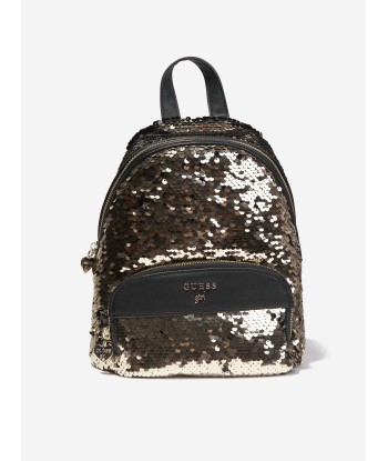 Guess Girls Flip Sequins Backpack in Black le concept de la Pate a emporter 