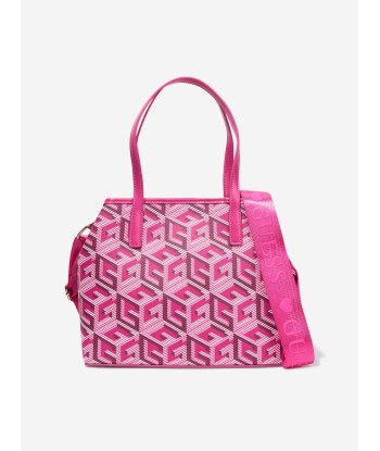 Guess Girls Logo Tote Bag in Pink Comment ça marche