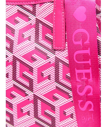 Guess Girls Logo Tote Bag in Pink Comment ça marche