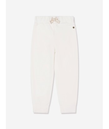 Guess Girls Logo Tracksuit in Ivory shop