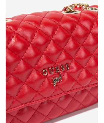 Guess Girls Mini Convertible Crossbody Bag in Red Faites des économies