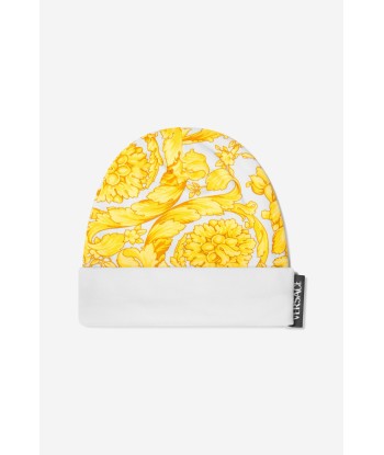 Versace Baby Unisex Cotton Barocco Print Hat Amélioration de cerveau avec