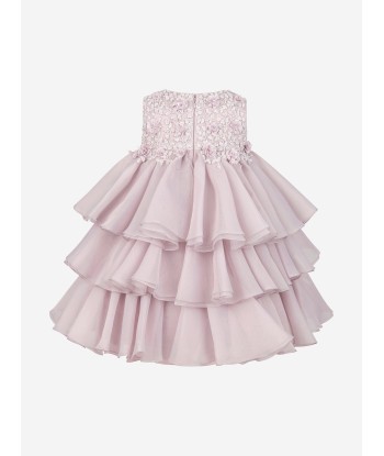 Maison Ava Girls Lumi Dress in Misty Lavender prix pour 