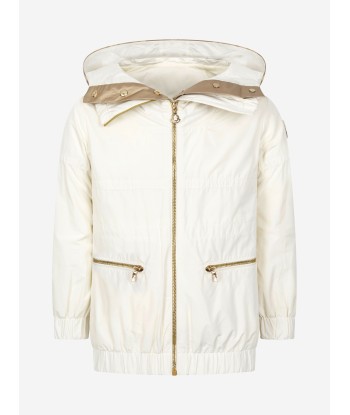 Moncler Enfant Moncler Girls Ivory & Gold Inna Jacket les muscles