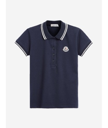 Moncler Enfant Moncler Girls Cotton Pique Polo Top livraison et retour toujours gratuits