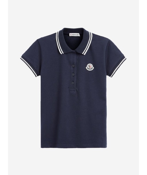 Moncler Enfant Moncler Girls Cotton Pique Polo Top livraison et retour toujours gratuits